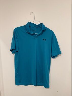 Under Armour Men’s Teal Blue Performance Polo